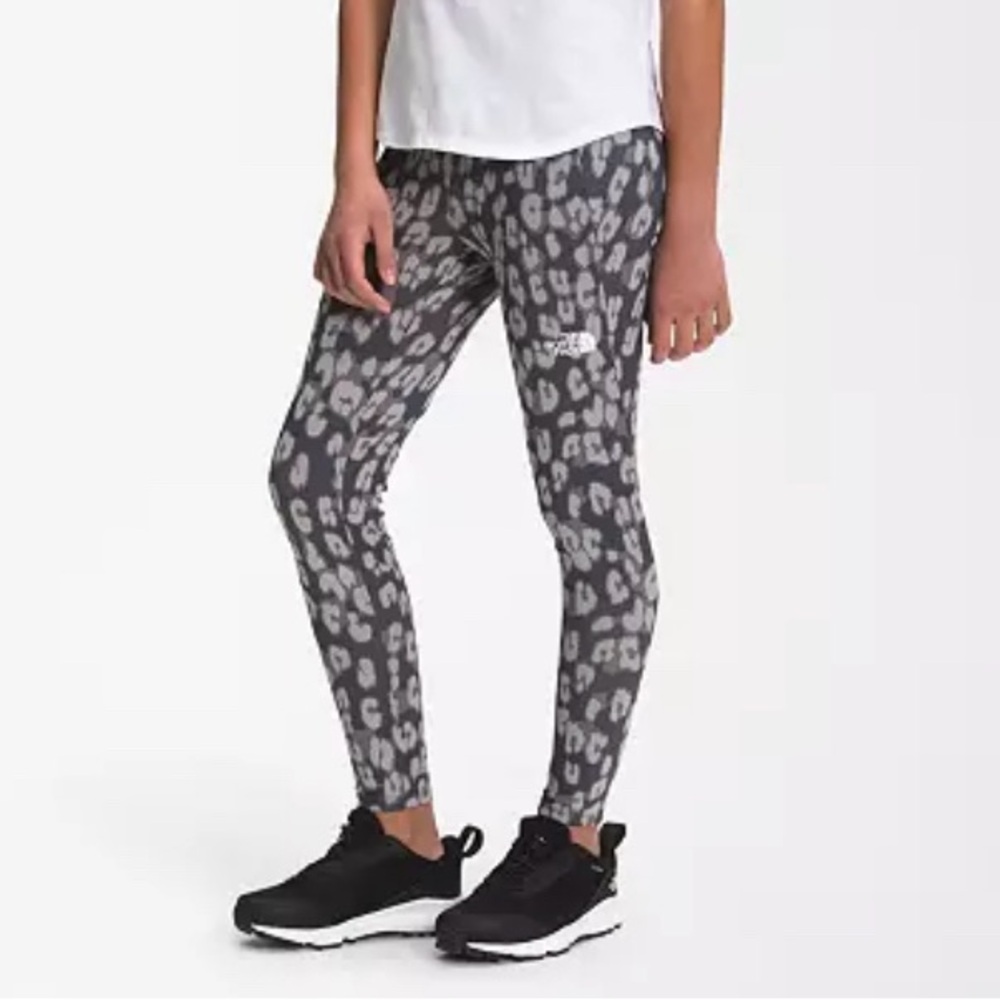 Girl’s North Face leggings, size Large